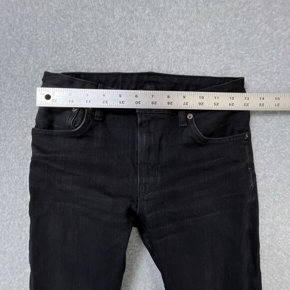 Railcar Fine Good Monrovia Jeans Womens 26 Black Selvedge Raw Denim Skinny USA - Picture 4 of 15